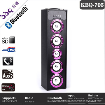Número modelo ativo KBQ-705 bateria 6000mAh led bluetooth speaker luz